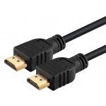 PT HDMI 15+1 M/M BK 1M GOLD PLUG CCS