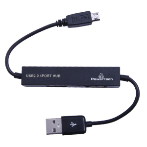POWERTECH USB HUB 4 ports + OTG