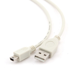 G.ΚΑΛΩΔΙΟ USB 1.8 σε mini USB λευκ